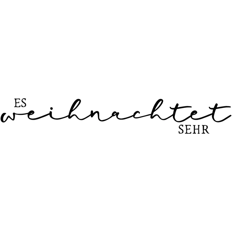 Stempel Es weihnachtet sehr