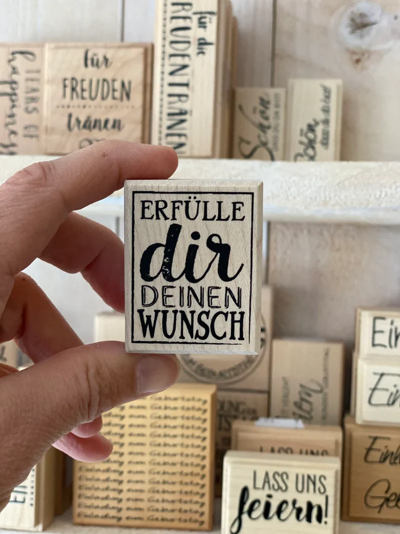 Stempel Erfülle dir deinen Wunsch