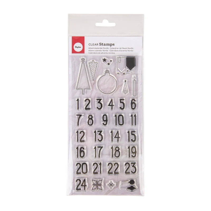 Clear Stamps Adventskalenderzahlen