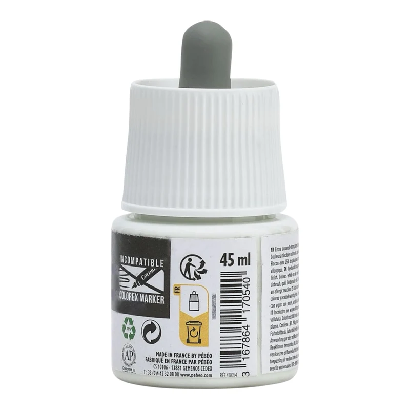 Pebeo Colorex Inks - White, 45 ml
