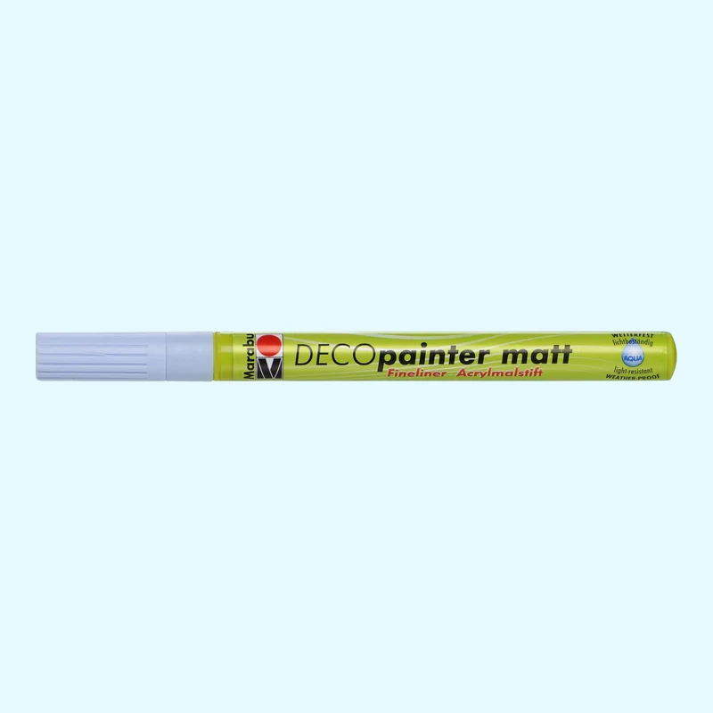 Marabu Deco Painter Acrylmarker Hellblau – Matt
