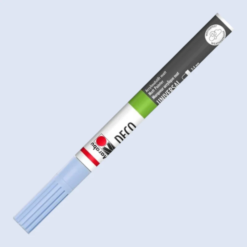 Marabu Deco Painter Acrylmarker Hellblau – Matt