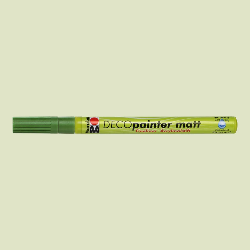Marabu Deco Painter Acrylmarker Grün – Matt