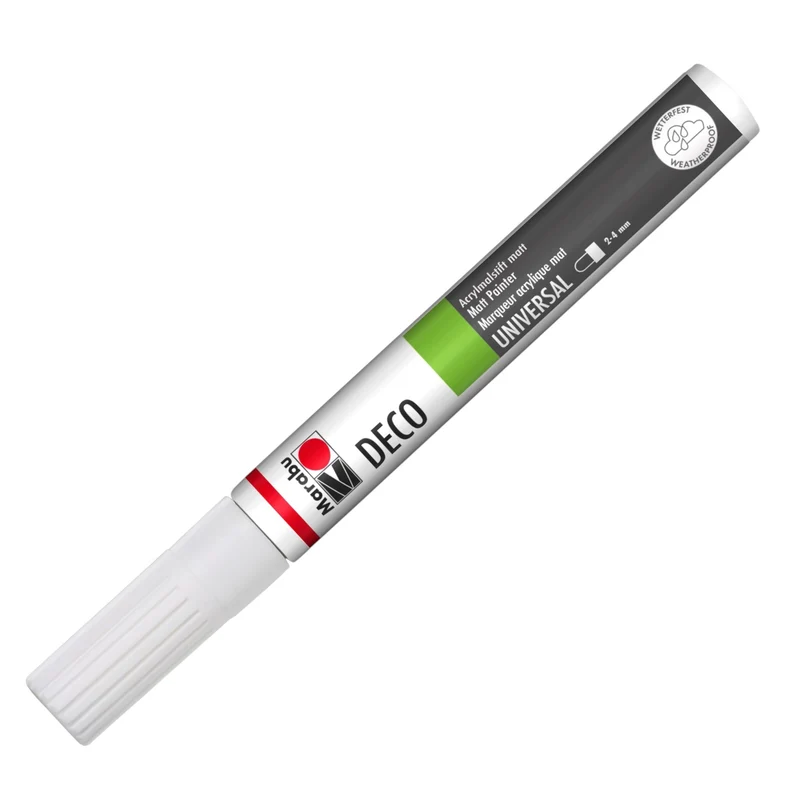 Marabu Deco Painter Acrylmarker Weiß – Matt