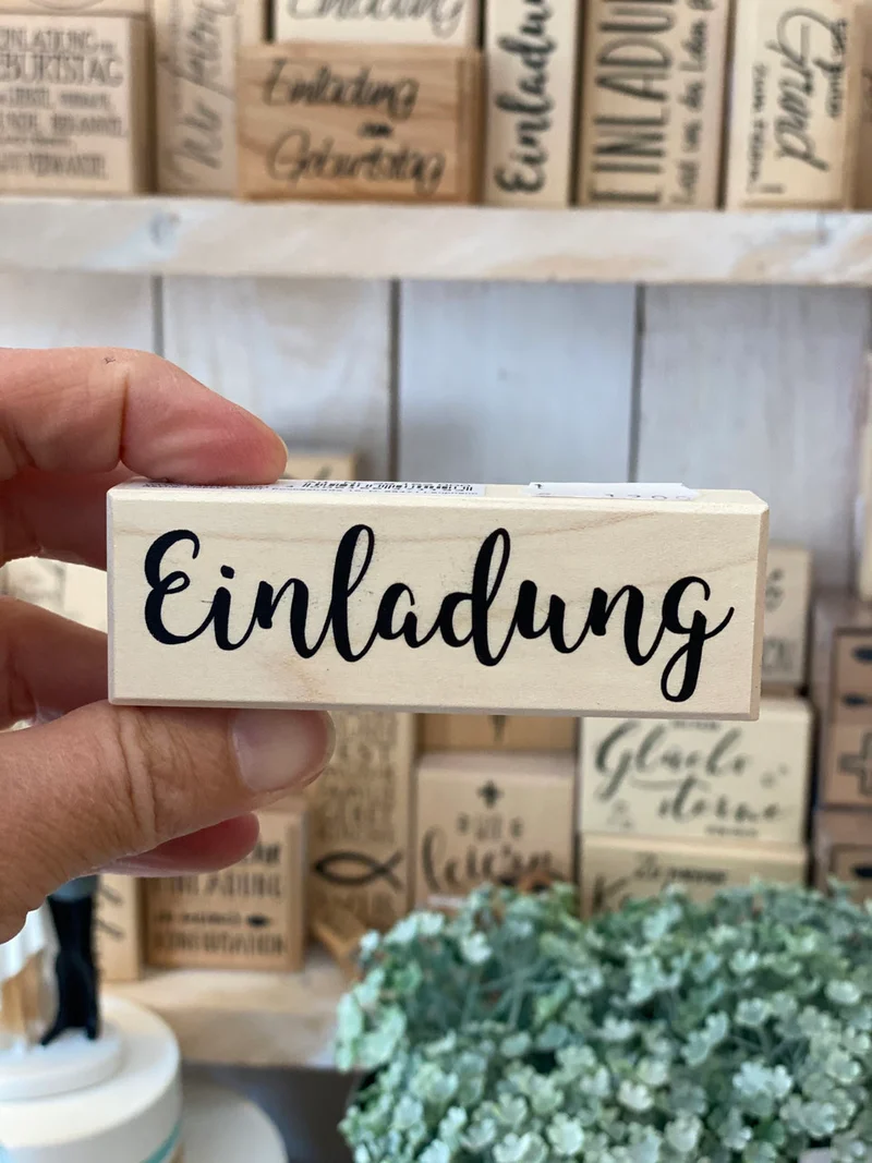 Stempel Einladung