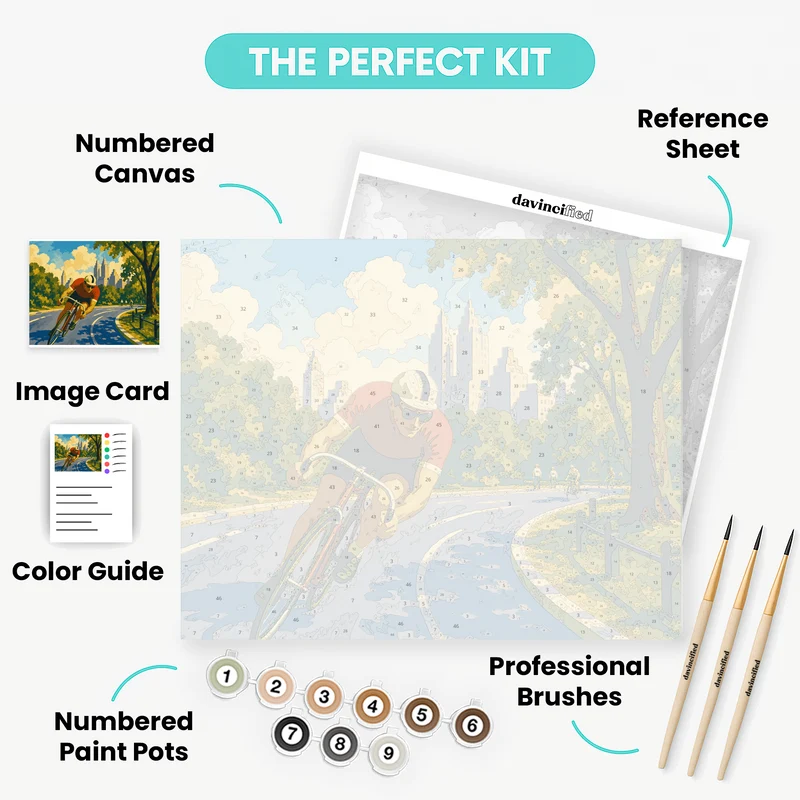 Central Park Speed Curve - Paint by Numbers Kit