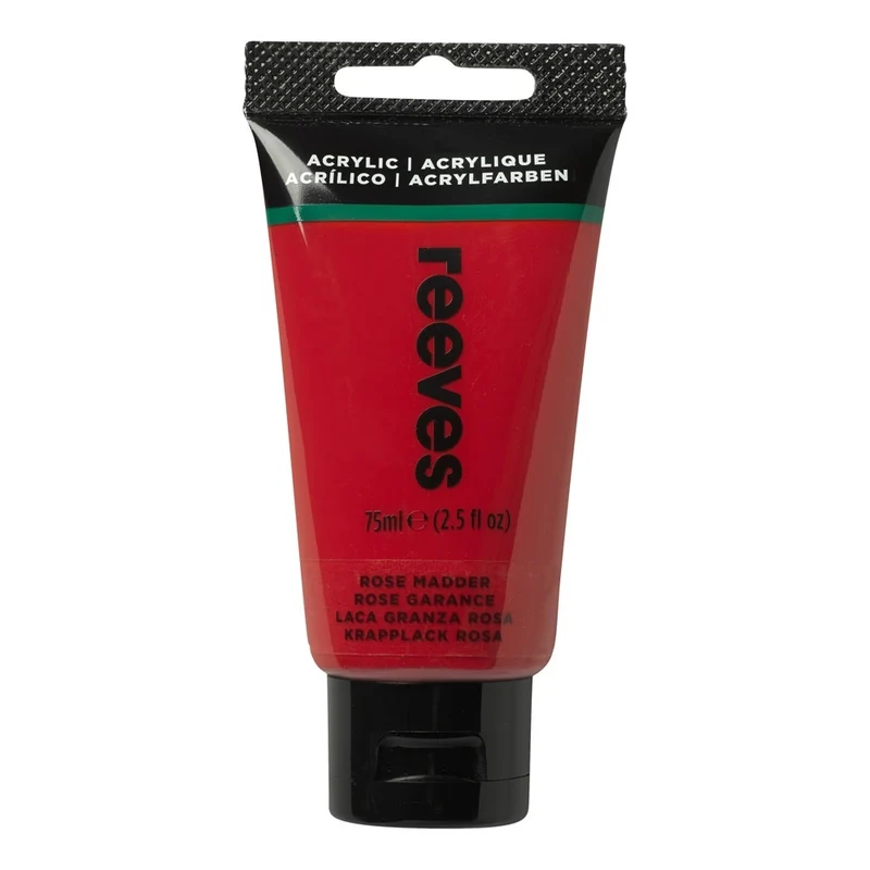 Reeves - Rose Madder - Fine Acrylic - 75ml