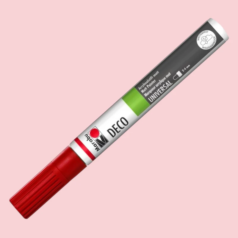 Marabu Deco Painter Acrylmarker Kirsche – Matt