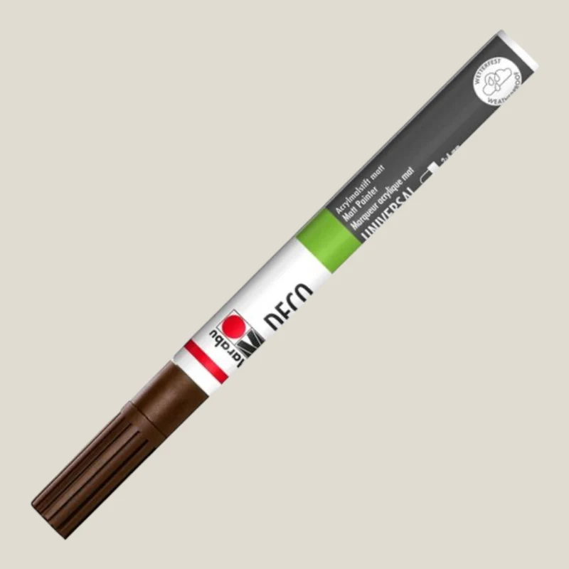 Marabu Deco Painter Acrylmarker Braun – Matt