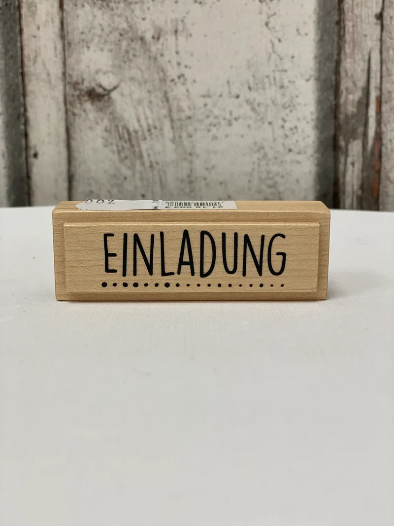Stempel Einladung ...