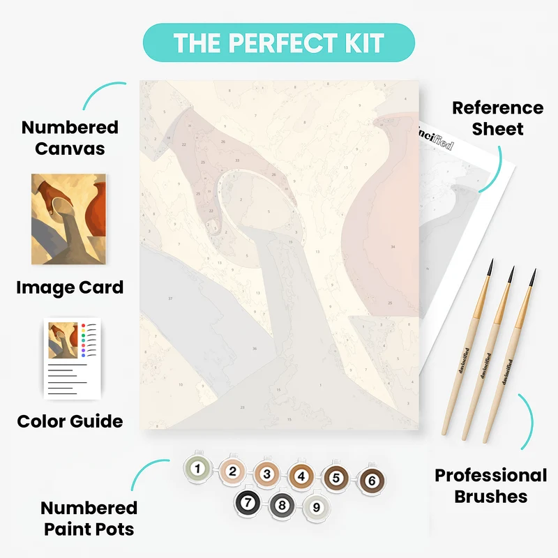 Sand Pouring Ritual - Paint by Numbers Kit