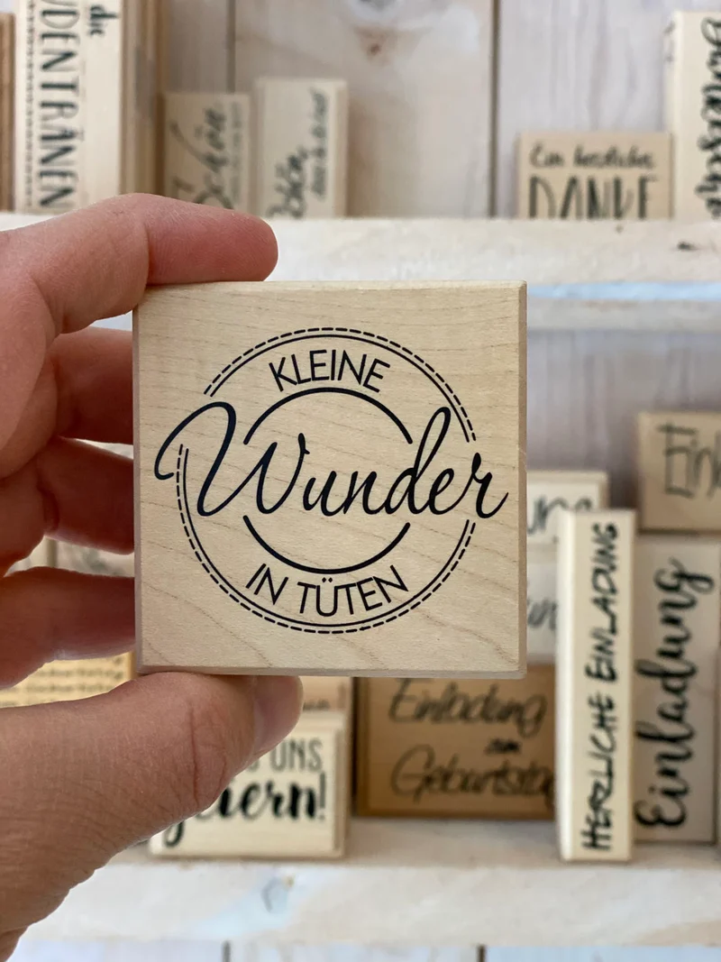 Stempel Kleine Wunder in Tüten