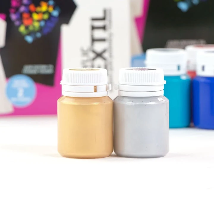 ROSA Acrylic Fabric Paints, 12 x 20 ml