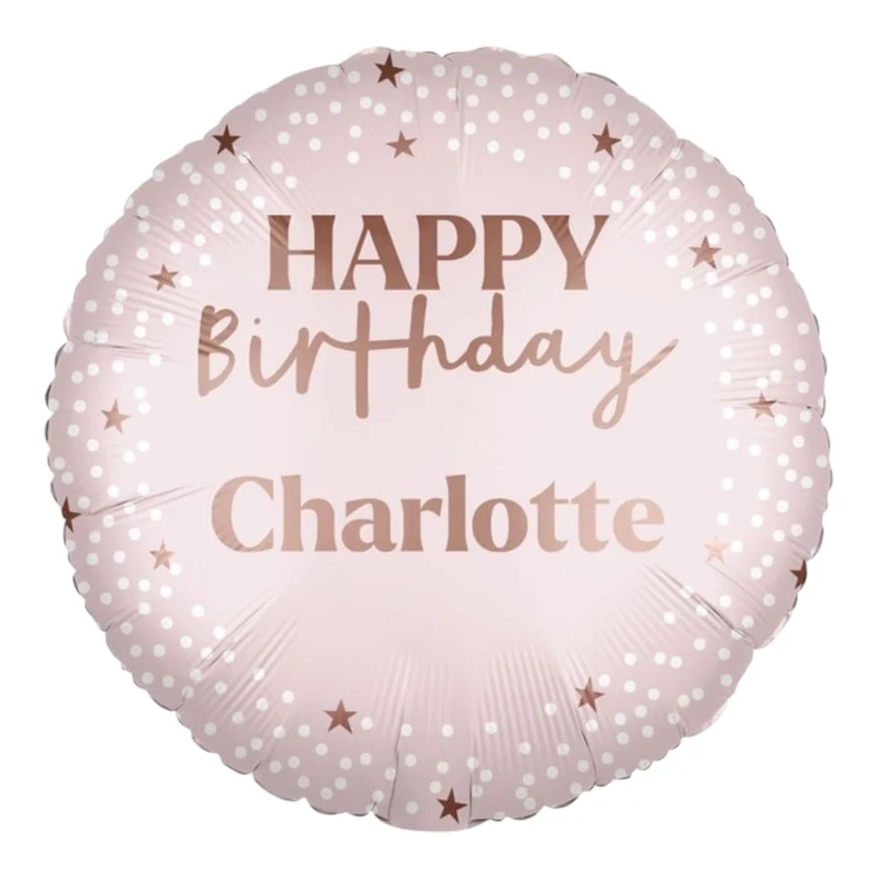 Folienballon Personalisierbarer , Happy Birthday 46cm-18