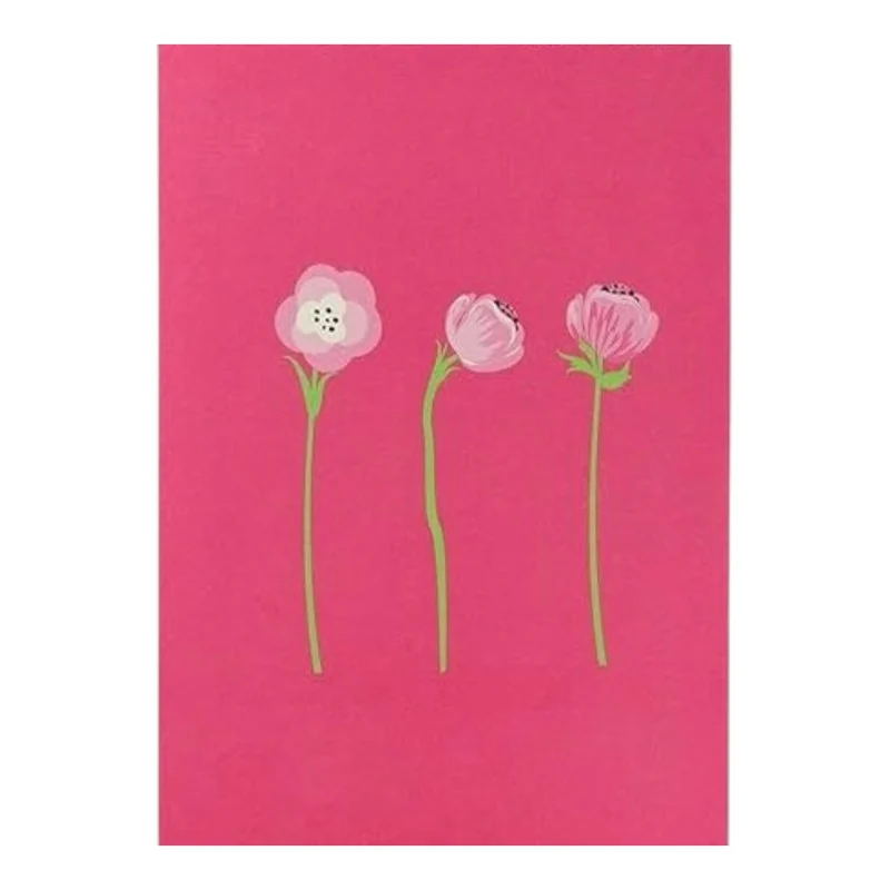 Pop-Up Karte Blumenwiesengrüße