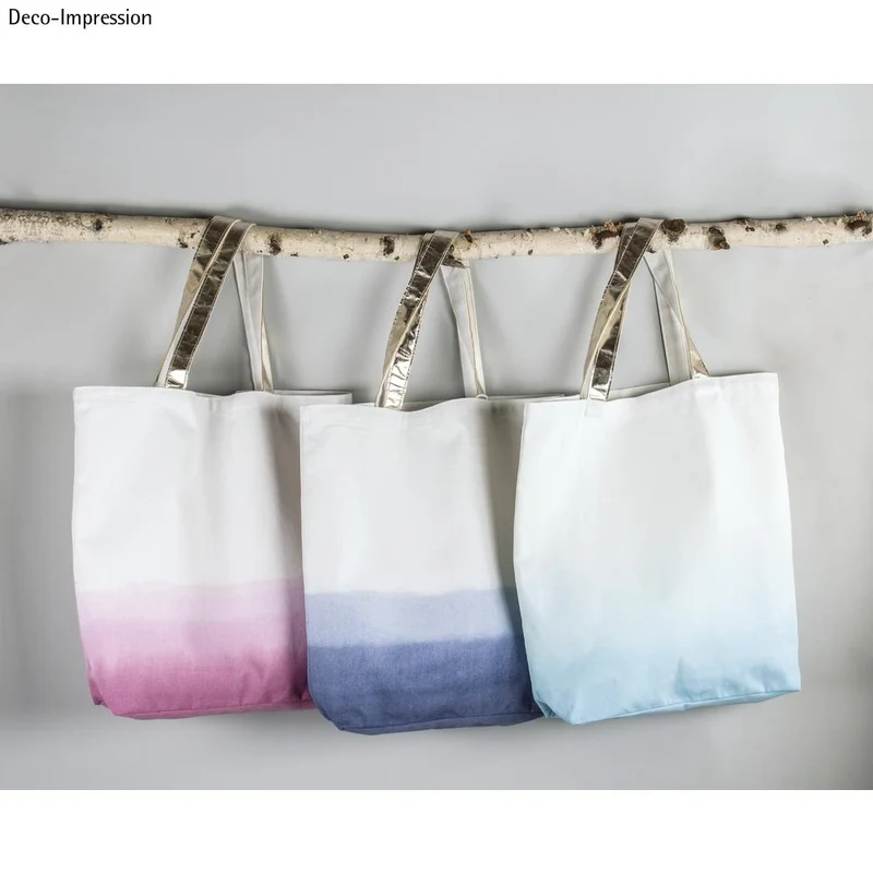 Fashion Shopper mit Metallic Tragegriffe