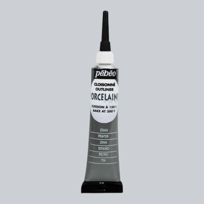 Pébéo Porcelaine 150 outliner Zinn