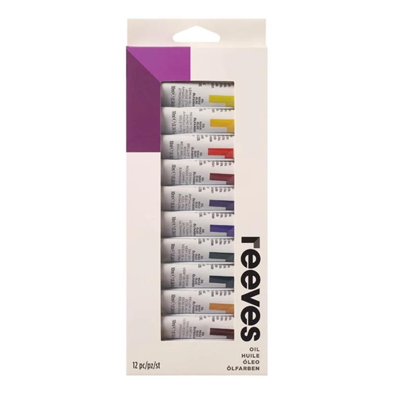 Reeves - Fine Oil 10ml - 12 Piece Set