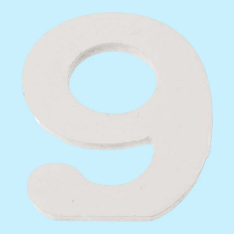 Glorex Zahl 9 MDF 5,5x0,9cm