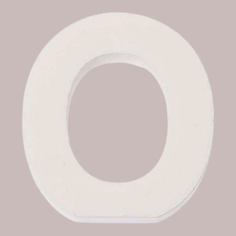 Glorex Zahl 0 MDF 5,5x0,9cm