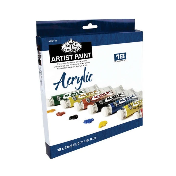 Royal & Langnickel Set of Acrylic Paints / 18x21 ml