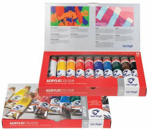 Van Gogh Acrylic Paints Set of 10 x 40 ml