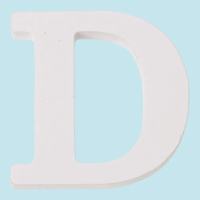 Glorex Buchstabe D MDF 5,5x0,9cm