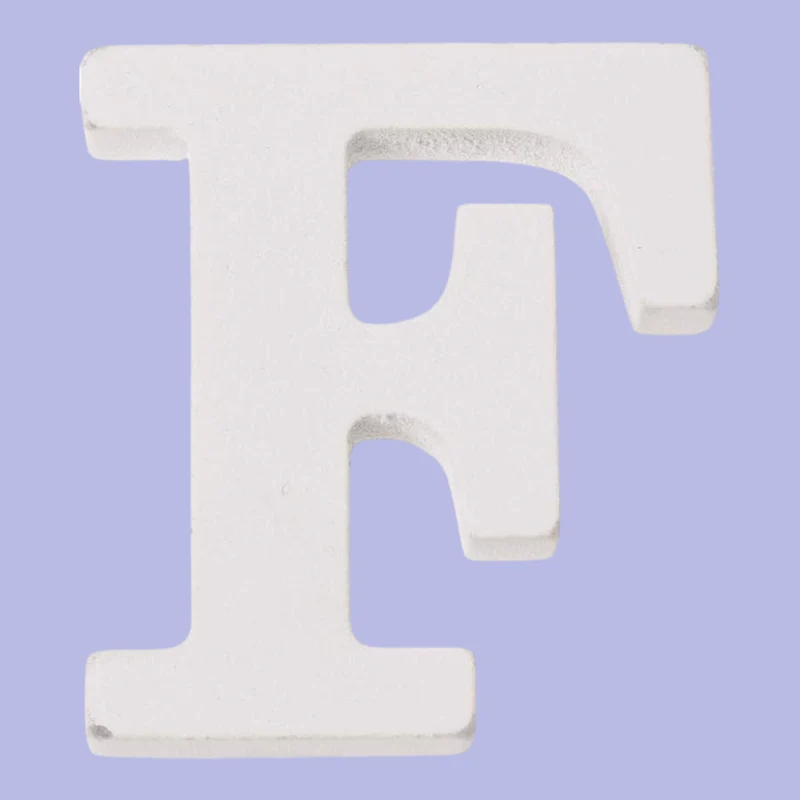 Glorex Buchstabe F MDF 5,5x0,9cm