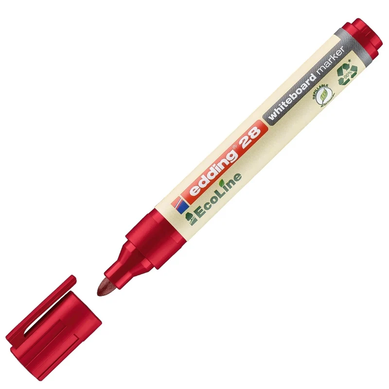 Edding - 28 EcoLine Whiteboard Marker Red 002