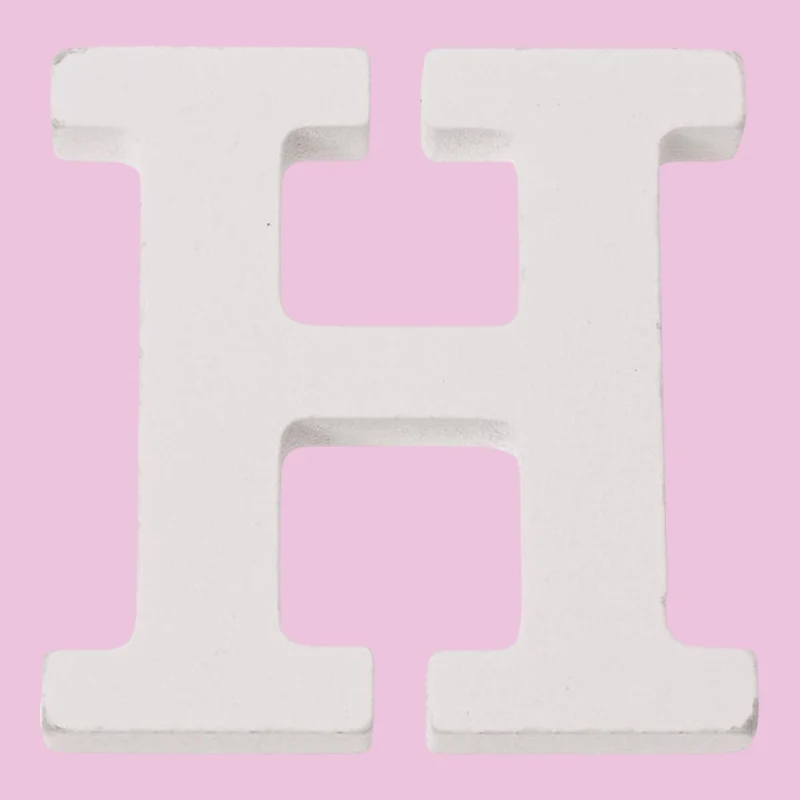 Glorex Buchstabe H MDF 5,5x0,9cm