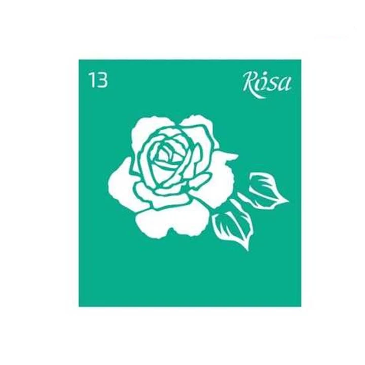 Rosa Talent Self-Adhesive Stencil, 9 x 10 cm, Pattern No. 13