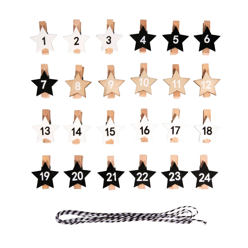 Adventskalender incl. Zahlen 1-24
