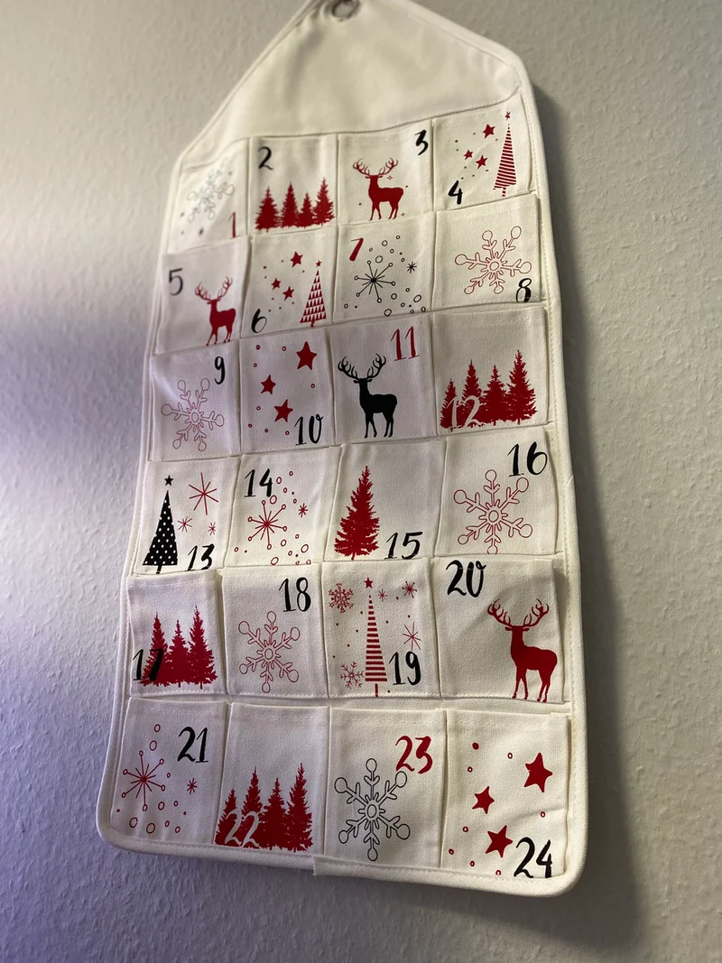Adventskalender zum Hängen