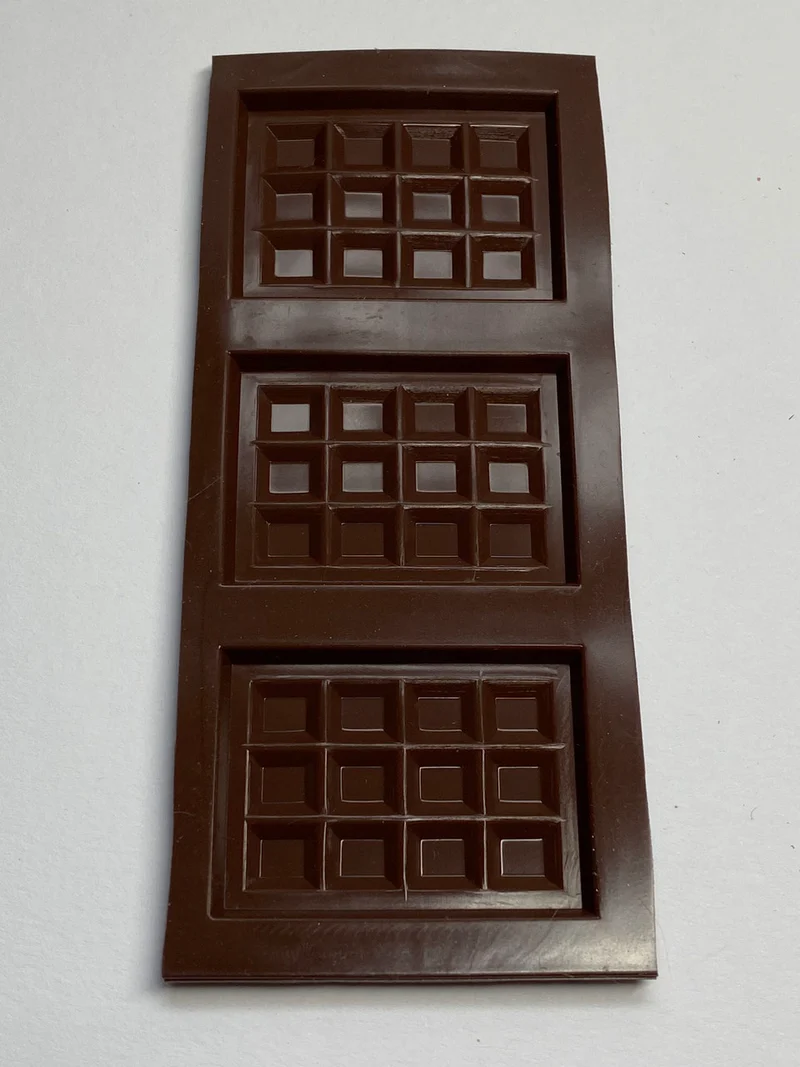 Silikongießform Mini-Schokolade