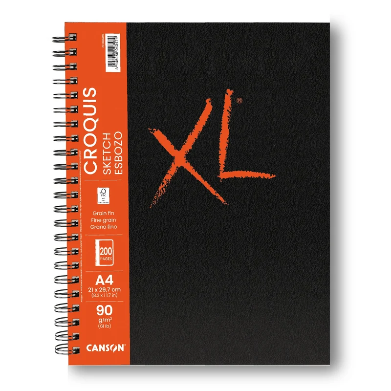 Скицник CANSON XL Sketch 90 g/m² 200 л. A4