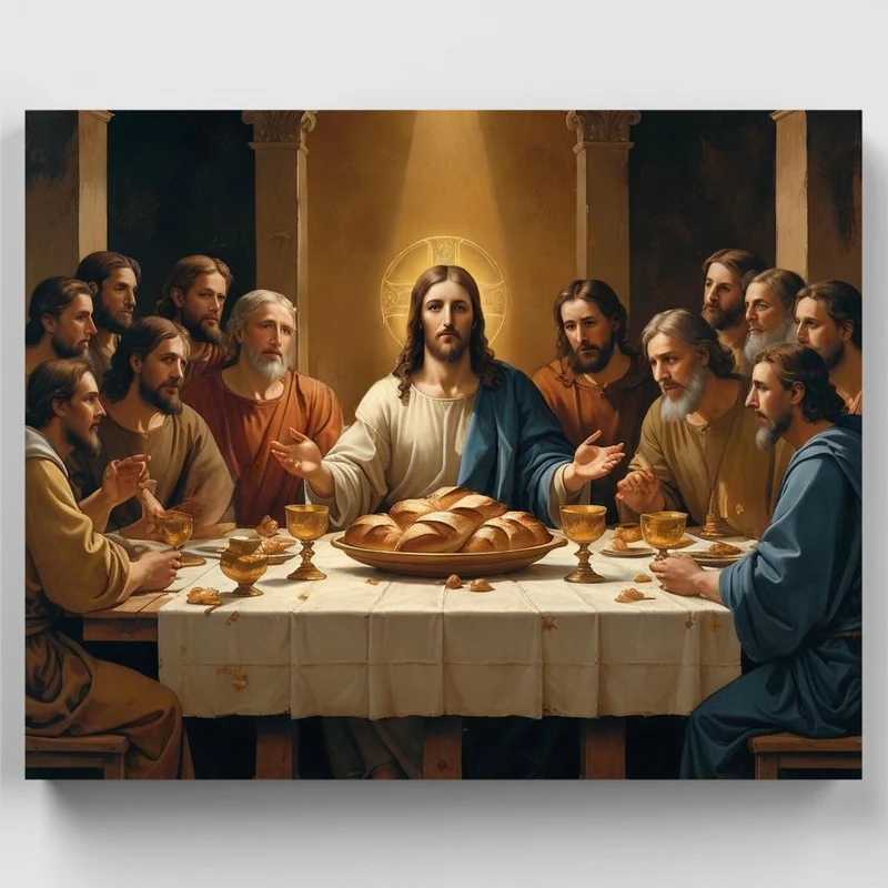 The Last Supper (Modern) - Paint by Numbers Kit