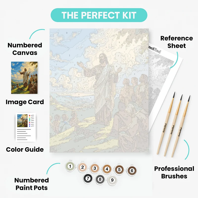 Sermon on the Mount - Paint by Numbers Kit