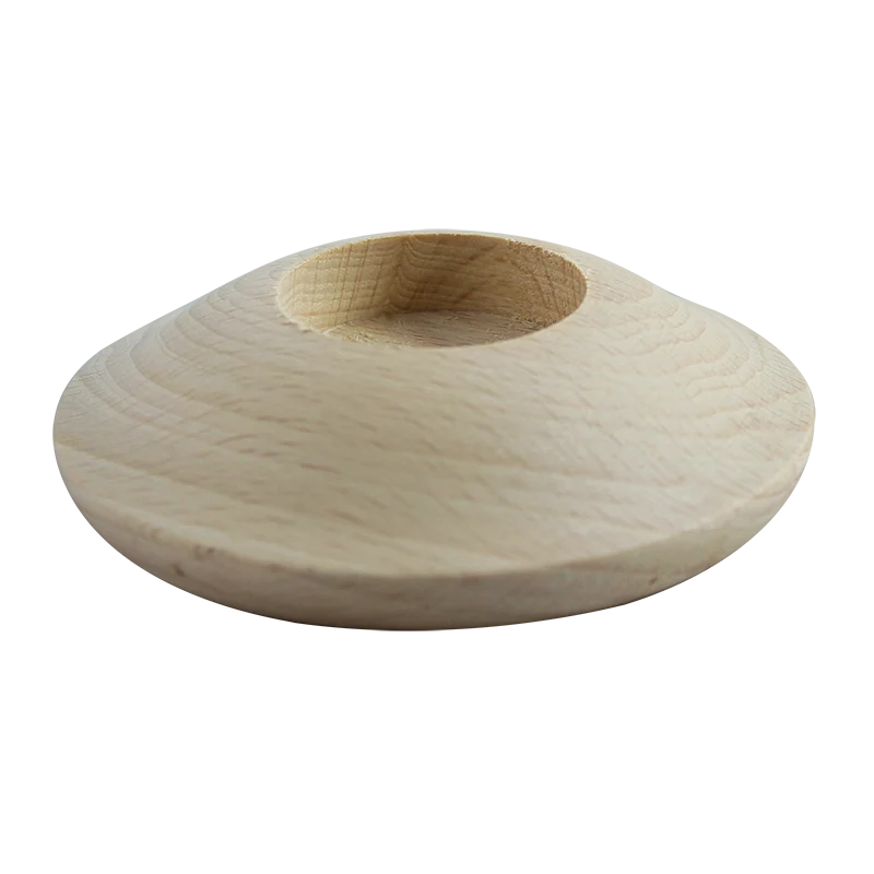 Leseni podstavek za svečko Pentart - disk 3, 10x3 cm