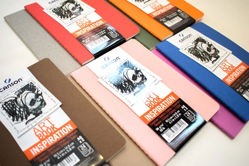 Sketchbook CANSON Art Book Inspiration 100 g/m², A6, 24 fogli – nero