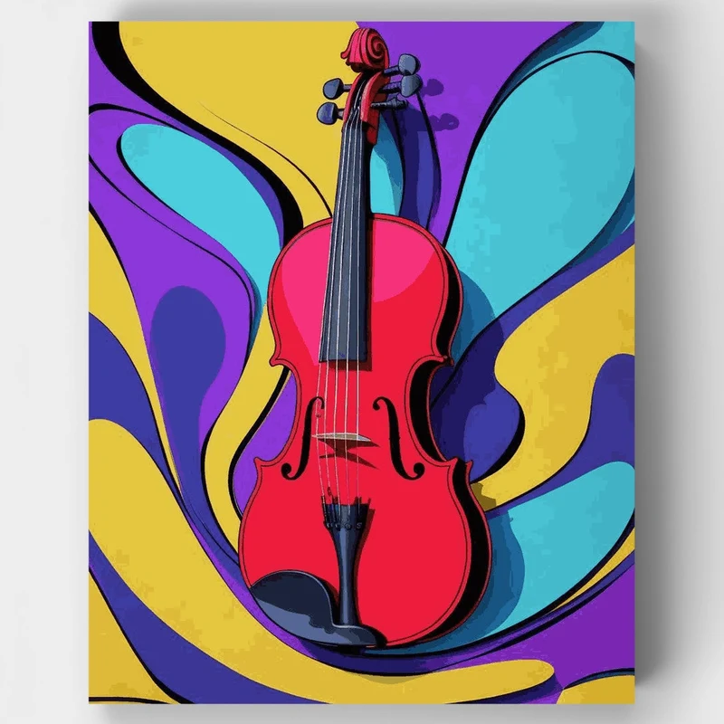 Musical Kaleidoscope - Paint by Numbers Kit