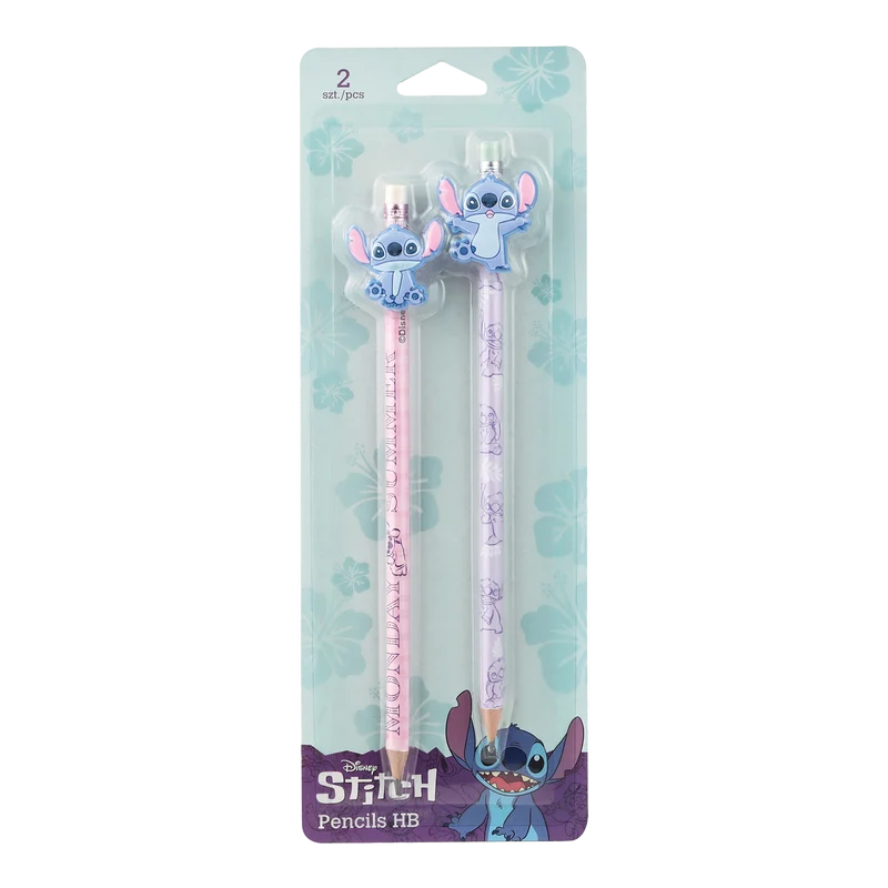 Colorino súprava ceruziek Stitch Pastel 3, okrúhle s gumou