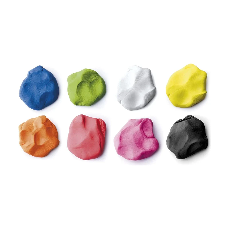 Plastelína GIOTTO Patplume neónové farby 8 x 33 g