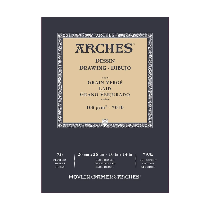 ARCHES Skizzenblock Sketch 105 g/m² 23 x 26 cm - 20 Blatt