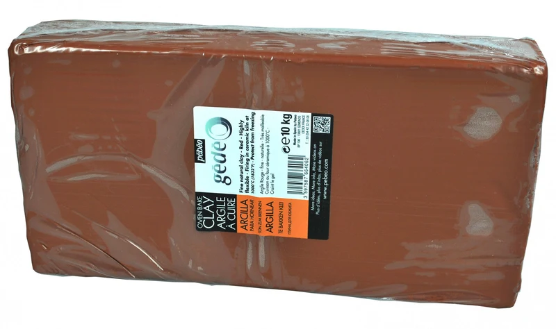 Pebeo Gédéo Töpferton 5 kg Rot