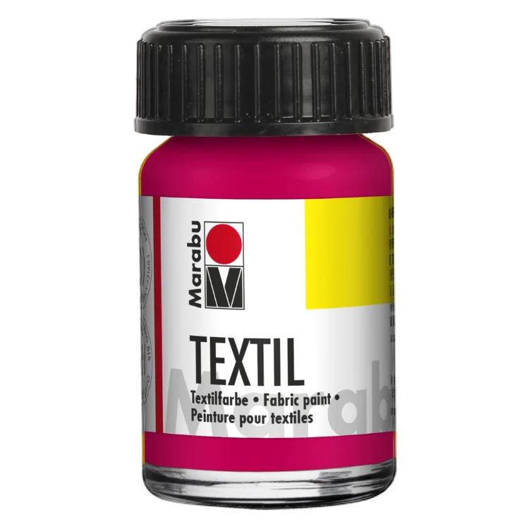 Marabu Textil, Stofffarbe Kirschrot 031 , 15 ml
