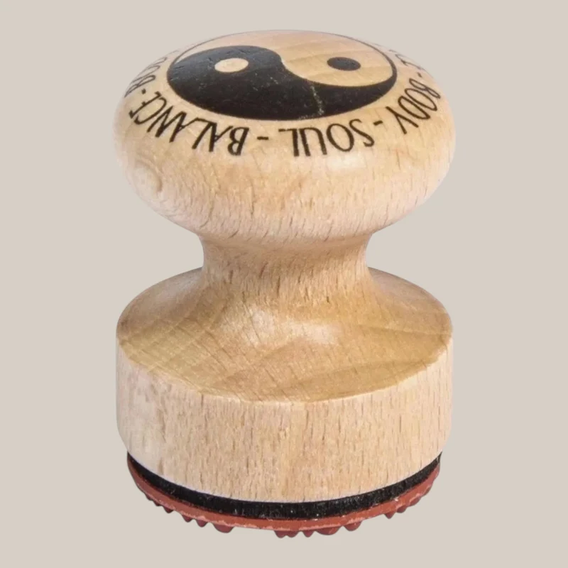 Rayher Holzstempel Yin & Yang , Ø 3 cm