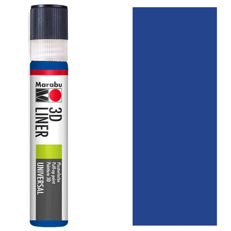 Marabu 3D Liner Mittelblau 652, 25 ml