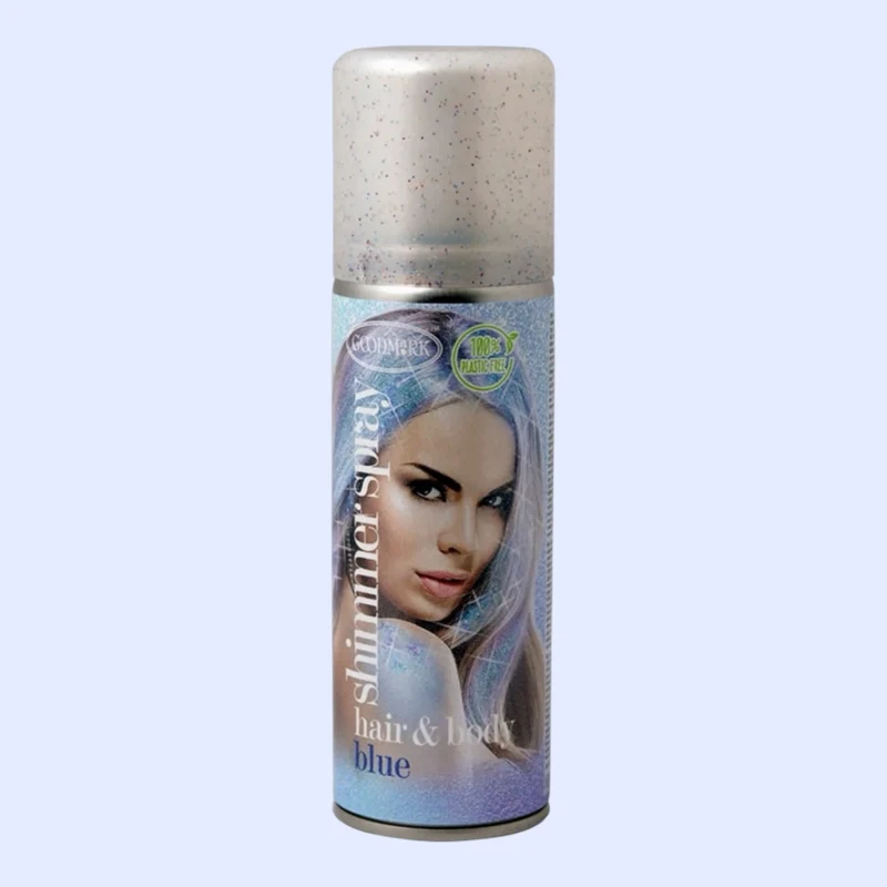 Goodmark . Haar & Body Spray - Glitter Blau 100 ml