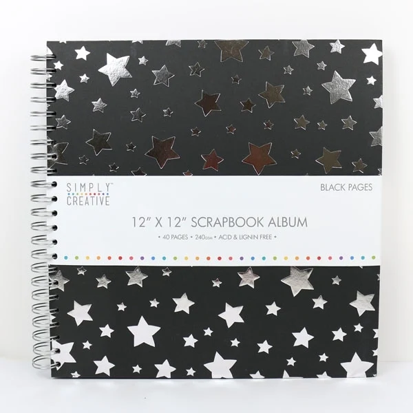 Simply Creative - Album 12x12 - Black + Stars