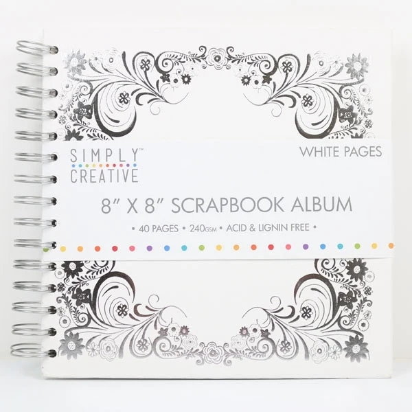 Simply Creative - Album 8x8 - White + Border